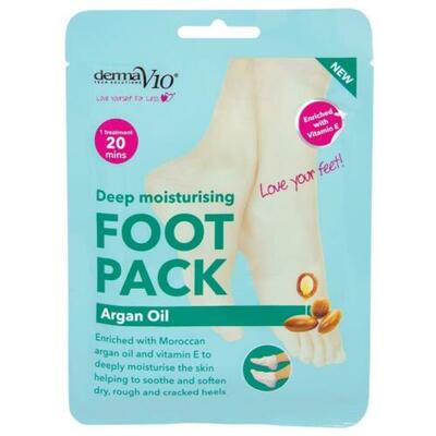 Derma V10 Argan Oil Foot Pack