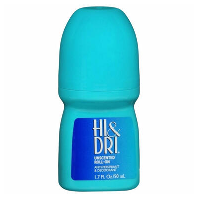 Hi & Dri Roll-On Unscented 1.7oz