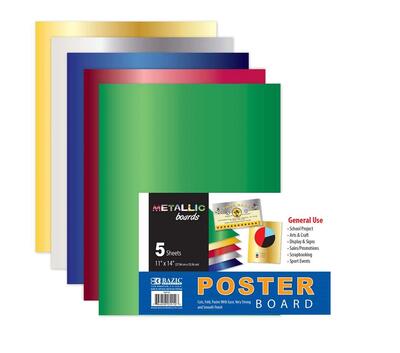 Bazic Metallic Poster Board 11X14