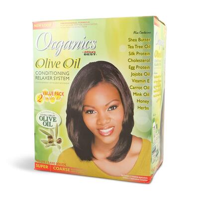 Africa's Best Originals Olive Oil Conditioning Relaxer Kit Super