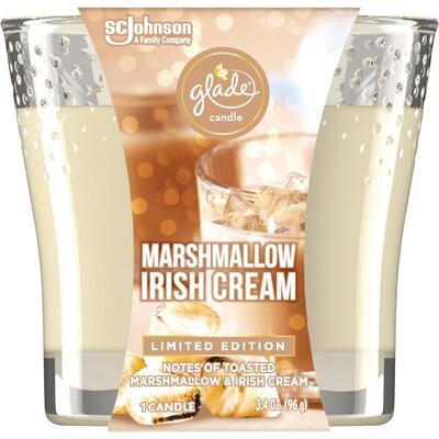 Glade Marshmallow Irish Cream Candle 3.4oz