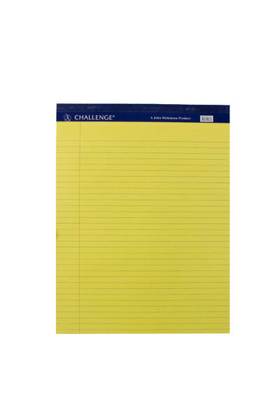 Challenge Legal Writing Pad Yellow 40 Sheets