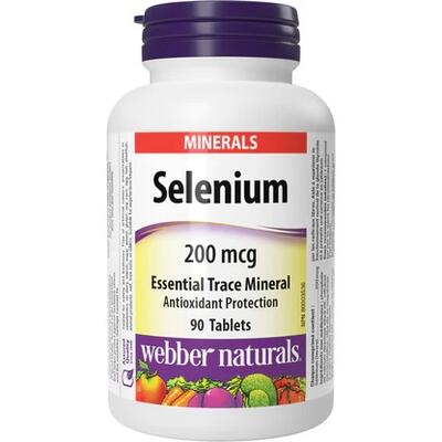 Webber Selenium 200mcg 90 Tabs