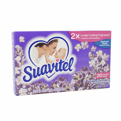 Suavitel Dryer Sheets Lavender 20 count