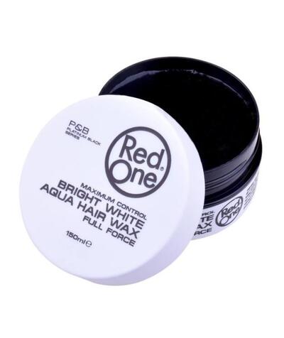 Red One Aqua Hair Wax Bright White 150ml