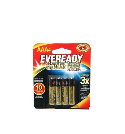 Eveready Gold AAA4