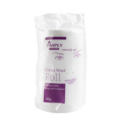 Simply Cotton Wool Roll 180g