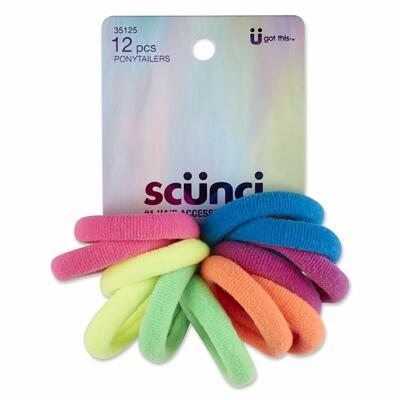 Scunci Ponytailers 12 pieces