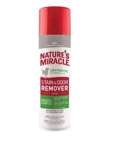 Nature's Miracle Dog Stain and Odor Remover Foam 17.5 oz