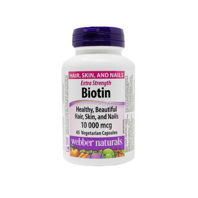 Webber Naturals Biotin 10 000 Mcg30ct