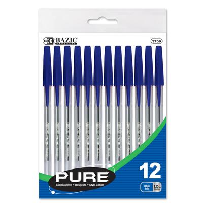 Bazic Pure Blue Stick Pen