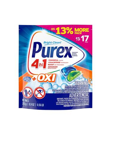 Purex 4 in 1 Oxi Detergent Packs 22ct