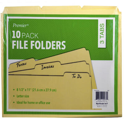 Manila File Folder 10ct