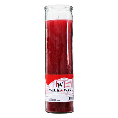 Wick & Wax 7 Day Red Candle 10oz