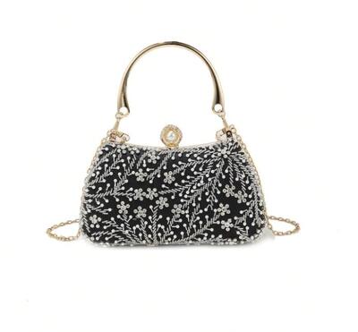 Rhinestone Pearl Bag