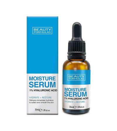 Beauty Formulas Moisture Serum 1% Hyaluronic Acid 1.0oz