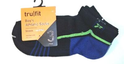 Tru Fit Athletic Ankle Socks 3pk