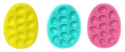 Easter Egg Serving Plate Assorted 1 count