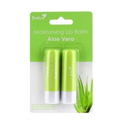 Pretty Moisturising Lip Balm Aloe Vera 0.15oz