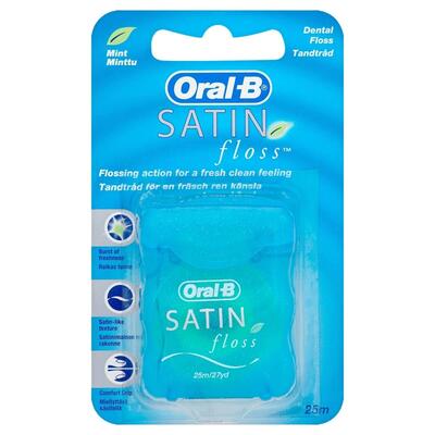 Oral-B Satin Floss Mint 25m