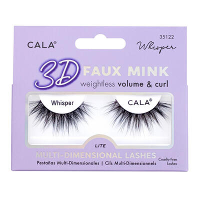 Cala 3D Faux Mink Lashes Whisper