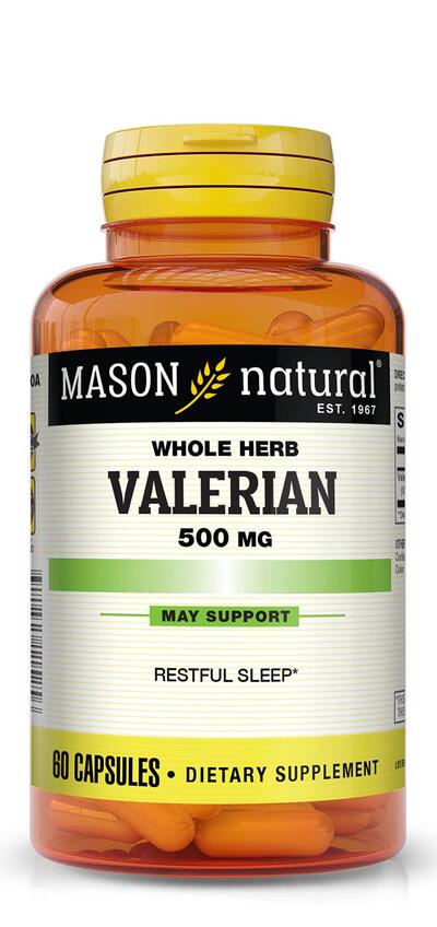 Mason Valerian Root 500mg Caps