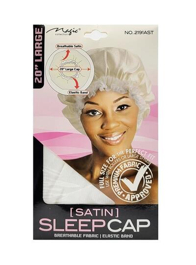 Satin Sleeping Cap Assorted Large
