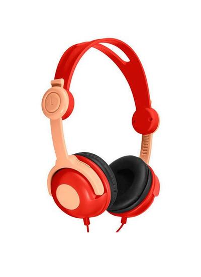 Ever Win Childproof Over Ear Headphones Red