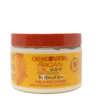 Creme Of Nature Custard Argan Curl  Hold And Styling Gel 11.5 oz