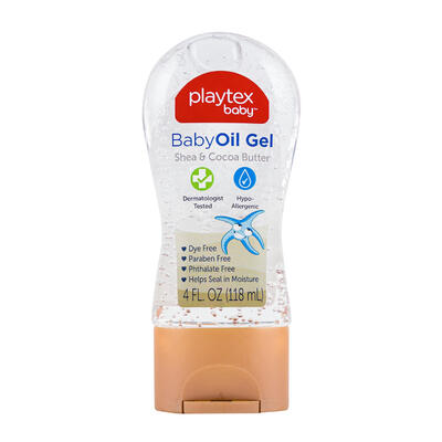 Playtex Baby Oil Gel Shea Butter & Cocoa Butter 12oz