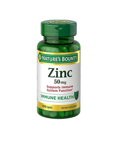 Natures Bounty Zinc 100ct 50mg