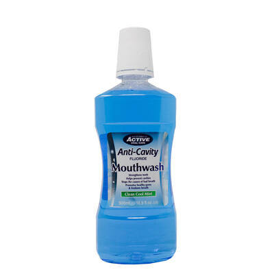 Active Anti-Cavity Flouride Mouthwash 500ml