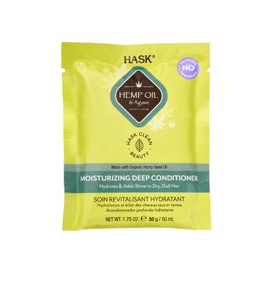 Hask Deep Cond Pack Hemp Oil & Agave  1.75oz