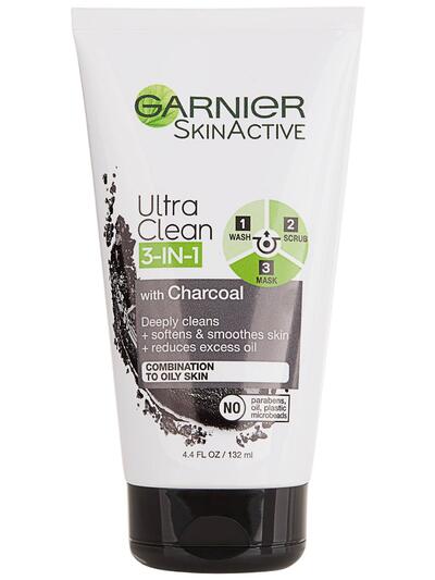 Garnier SkinActive Ultra Clean 3-In-1 Face Mask With Charcoal 4.4oz