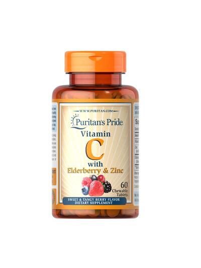 Vitamin C With Elderberry And  Zinc 60ct