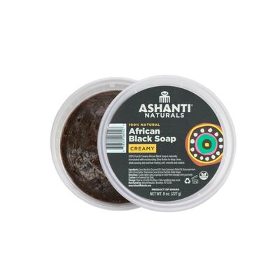 Ashanti Naturals African Black Soap Creamy 8oz