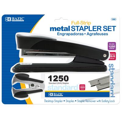 BAZIC METAL FULL STRIP STAPLER