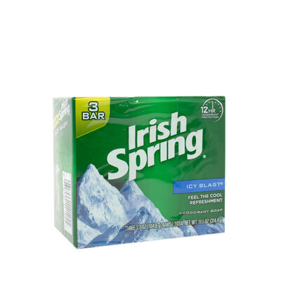 Irish Spring Deodorant Soap Icy Blast 11.25 oz