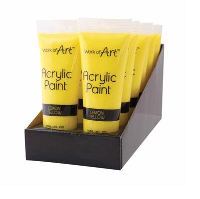 Yellow Acrylic Paint 120ml