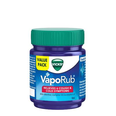 Vicks Vaporub Relief From Headache Cough Cold 50g