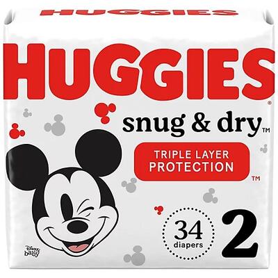 Huggies Snug And Dry Jumbo Size 2 4X34