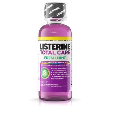 Listerine Total Care Fresh Mint Anticavity Mouthwash 3.2oz