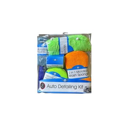 OSQ 9pc Microfiber Car Cleaning Kit