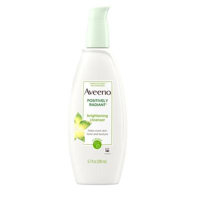 Aveeno  Positively Radiant Brightening Cleanser 6.7oz