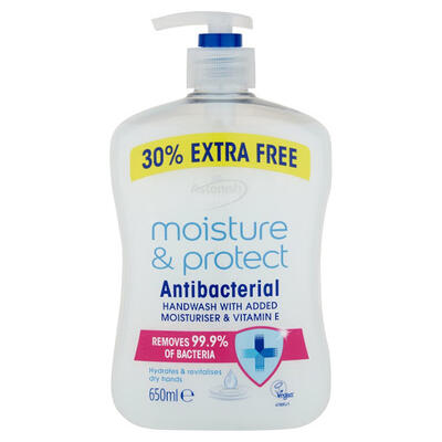 Astonish Antibacterial Handwash Moisture & Protect With Vitamin E 650 ml