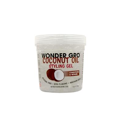 Wonder Gro Coconut Oil Styling Gel 16oz