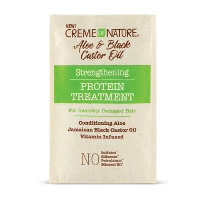 Creme Of Nature Aloe & Black Castor Oil Strengthening Protein Treatment 1.5oz