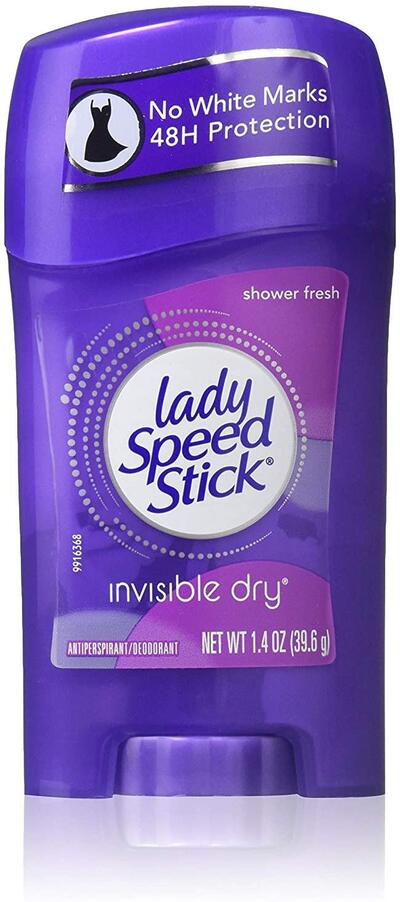 Lady Speed Stick Invisible Dry Antiperspirant Deodorant Shower Fresh 1.4oz