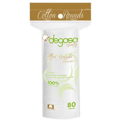 Degasa Beauty Cotton Rounds 80ct