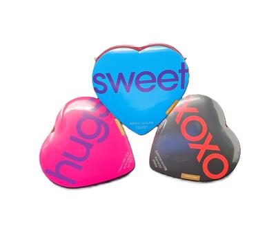 Valentine Vibes Heart Chocolate Candy 2oz